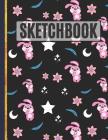 Sketchbook: Cute Stars, Feathers, Stars and Rabbit Sketchbook for Kids, Teens, Boys and Girls By Creative Sketch Co Cover Image