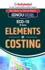 ECO-10 Elements of Costing By Sunita Mittal Cover Image