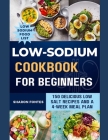Low-Sodium Cookbook For Beginners: 150 Delicious Low Salt Recipes And A 4-Week Meal Plan By Sharon Fontes Cover Image