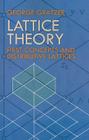 Lattice Theory: First Concepts and Distributive Lattices (Dover Books on Mathematics) By George Grätzer Cover Image