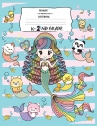 Primary composition notebook, K-2nd grade: Pretty cute mermaid composition notebook for kids in the early Grades K-2 . By Blue Moon Press House Cover Image