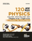 Disha 120 JEE Main Physics Online (2022 - 2012) & Offline (2018 - 2002) Chapter-wise + Topic-wise Previous Year Solved Papers 6th Edition NCERT Chapte By Disha Publication Cover Image