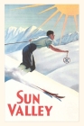 Vintage Journal Travel Poster for Sun Valley, Idaho By Found Image Press (Producer) Cover Image