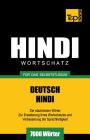 Wortschatz Deutsch-Hindi für das Selbststudium - 7000 Wörter Cover Image
