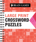 Brain Games - Large Print Crossword Puzzles (Arrow) Cover Image