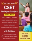 CSET Multiple Subject Test Prep: CSET Subtest 1, 2, and 3 Study Guide with Practice Exam Questions for the California Subject Examinations for Teacher Cover Image