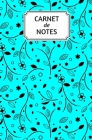 Carnet de notes: Carnet de notes - 160 pages lignées - Petit format - 13,34 cm x 20,32 cm - thème floral Cover Image