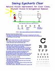 Seeing Eyecharts Clear - Natural Vision Improvement for Clear Close, Distant Vision: & Astigmatism Removal Cover Image