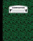 Composition: Karate Green Marble Composition Notebook. Wide Ruled 7.5 x 9.25 in, 100 pages Martial Arts book for boys or girls, kid By Pattyjane Press Cover Image
