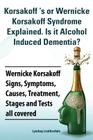Korsakoff 's or Wernicke Korsakoff Syndrome Explained. Is It Alchohol Induced Dementia? Wernicke Korsakoff Signs, Symptoms, Causes, Treatment, Stages Cover Image