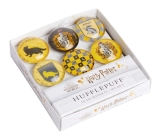 Harry Potter: Hufflepuff Glass Magnet Set (Set of 6) By Insight Editions Cover Image