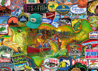 Let's Fish 1000-Piece Puzzle By Lewis T. Johnson (Photographer) Cover Image