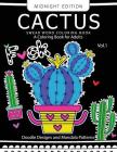 CACTUS Swear Word Coloring Book Midnight Edition Vol.1: Doodle, Mandala, Adult for men and women coloring books (Black pages) By Barbara Gomez Cover Image