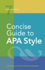 Concise Guide to APA Style: Seventh Edition, Official, Newest, 2020 Copyright Cover Image