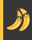 Cool Bananas Notebook: College-rule, 8