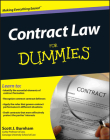 Contract Law for Dummies By Scott J. Burnham Cover Image