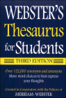 Webster's Thesaurus for Students By Merriam-Webster (Editor) Cover Image
