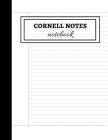 Cornell Notes Notebook: Cute Large Cornell Note Paper / Note Taking Filler Paper For School And University Cover Image