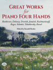 Great Works for Piano Four Hands By Ronald Herder (Editor) Cover Image