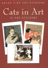 Cats in Art: 16 Art Stickers Cover Image