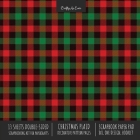 Christmas Plaid Scrapbook Paper Pad 8x8 Scrapbooking Kit for Cardmaking Gifts, DIY Crafts, Printmaking, Papercrafts, Holiday Decorative Pattern Pages Cover Image