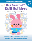 Play Smart On the Go Skill Builders 3+: Mazes, Drawing, Number Games (Play Smart On the Go Activity Workbooks) Cover Image
