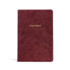 KJV Rainbow Study Bible, Burgundy LeatherTouch Cover Image