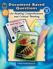 Document-Based Questions for Reading Comprehension and Critical Thinking Cover Image