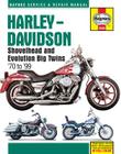 Harley-Davidson Shovelhead and Evolution Big Twins '70 to '99 (Haynes Service & Repair Manual) Cover Image