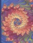 Composition Notebook - College Ruled, 100 Sheets: Mandelbrot Set Fractal Spirals (200 Pages, 7.5 X 9.75) Cover Image
