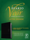 Biblia de Estudio del Diario Vivir Ntv, Letra Grande (Sentipiel, Negro/Ónice, Letra Roja) By Tyndale Bible (Created by) Cover Image