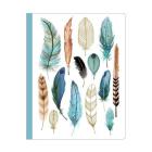 Feathers Deluxe Spiral Notebook Cover Image