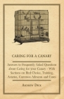 Caring for a Canary - Answers to Frequently Asked Questions about Caring for your Canary - With Sections on Bird Choice, Training, Aviaries, Common Ai By Andrew Dick Cover Image