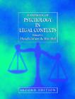 Handbook of Psychology in Legal Contexts By David Carson (Editor), Ray Bull (Editor) Cover Image
