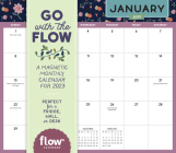 Go with the Flow: A Magnetic Monthly Wall Calendar 2023 By Workman Calendars, Irene Smit, Astrid van der Hulst Cover Image