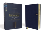 Niv, Thompson Chain-Reference Bible, Large Print, Leathersoft, Navy, Red Letter, Comfort Print By Frank Charles Thompson (Editor), Zondervan Cover Image