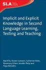 Implicit and Explicit Knowledge in Second Language Learning, Testing and Teaching (Second Language Acquisition #42) By Rod Ellis, Shawn Loewen, Catherine Elder Cover Image