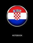Notebook. Croatia Flag Cover. Composition Notebook. College Ruled. 8.5 x 11. 120 Pages. By Bbd Gift Designs Cover Image