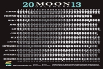 2013 Moon Calendar Card (20 pack) Cover Image