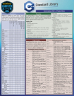 C++ Standard Library: A Quickstudy Laminated Reference Guide By Scott Smith Cover Image