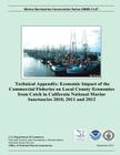 Technical Appendix: Economic Impact of the Commercial Fisheries on Local Country Economics from Catch in California National Marine Sanctu By U. S. Department of Commerce Cover Image
