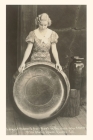 The Vintage Journal Lady with Redwood Burl Bowl By Found Image Press (Producer) Cover Image