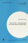 Mass Und Wert - Die Exilzeitschrift Von Thomas Mann Und Konrad Falke (Zuercher Beitraege Zur Geschichtswissenschaft #86) By Thomas Baltensweiler Cover Image