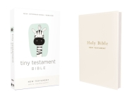 Niv, Tiny Testament Bible, New Testament, Leathersoft, White, Comfort Print By Zondervan Cover Image