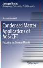 Condensed Matter Applications of Ads/Cft: Focusing on Strange Metals (Springer Theses) Cover Image