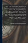 The Von Rosenberg Family of Texas. A Record With Historical Facts and Legends of the Ancient Prussian Family. This Book Contains the Record of the Fir By Alma Julie Von Rosenberg Tomlinson (Created by) Cover Image