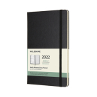 Moleskine 2022  Weekly Planner, 12M, Large, Black, Hard Cover (5 x 8.25) By Moleskine Cover Image