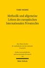 Methodik Und Allgemeine Lehren Des Europaischen Internationalen Privatrechts Cover Image