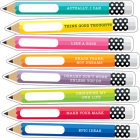 Hello Sunshine Motivational Pencils Cutouts By Melanie Ralbusky (Illustrator) Cover Image