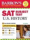 SAT Subject Test U.S. History with Online Tests By Kenneth R. Senter, M.S., Eugene V. Resnick, M.A. Cover Image